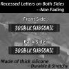 12 Pack Magsaddle .300 Blackout Subsonic Magazine Marking Bands .300 BLK Subsonic Caliber Identification Holster Accessories (Black - White) view 2