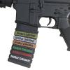 12 Pack Magsaddle .300 Blackout Subsonic Magazine Marking Bands .300 BLK Subsonic Caliber Identification Holster Accessories (Black - White) view 4