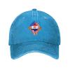 Hand Tear Flag of Croatia Baseball Cap Women Men Hat Vintage Trucker Sun Hat Dad Cowboy Hats Blue view 2