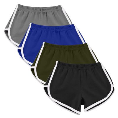 XUNRYAN Boxer Shorts for Women High Waisted Summer Workout Lounge Shorts 3 Pack Boyshorts 4 Pack Biker Yoga Shorts Outfits