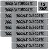 12 Pack Magsaddle .300 Blackout Subsonic Magazine Marking Bands .300 BLK Subsonic Caliber Identification Holster Accessories (Gray - Black)