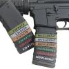 12 Pack Magsaddle .300 Blackout Magazine Marking Bands .300 BLK .300BO Caliber Identification Holster Accessories (OD Green - Black) view 4