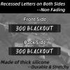 12 Pack Magsaddle .300 Blackout Magazine Marking Bands .300 BLK .300BO Caliber Identification Holster Accessories (Black - White) view 2