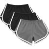 XUNRYAN Boxer Shorts for Women High Waisted Summer Workout Lounge Shorts 3 Pack Boyshorts 4 Pack Biker Yoga Shorts Outfits view 3