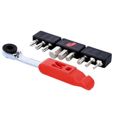 Prestacycle Prestaratchet GO 5-in-1 Bicycle Multi-Tool Kit  Ratcheting Wrench, Tire Lever, Chain Link Remover, Valve Core Tool  Ultra-Compact 25g Bike Repair Tool