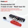 Prestacycle Prestaratchet GO 5-in-1 Bicycle Multi-Tool Kit  Ratcheting Wrench, Tire Lever, Chain Link Remover, Valve Core Tool  Ultra-Compact 25g Bike Repair Tool view 2