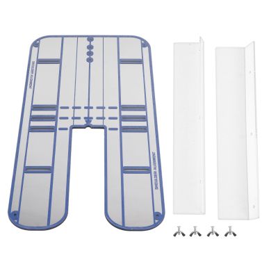 SPYMINNPOO Putting Alignment Practice Mirror, Ideal Training Tool for Indoor Outdoor Use with Rails