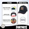 Baseball Cap for Boys, Quality Made Boys Hat and Fitted Cap, Flatbrim Baseball Hat with Sleek Design Black/Red view 2
