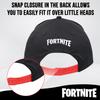 Baseball Cap for Boys, Quality Made Boys Hat and Fitted Cap, Flatbrim Baseball Hat with Sleek Design Black/Red view 4