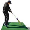 Aero Shaft, Golf Training Aid and Warm Up Tool, Speed Stick for Golf, Golf Swing Trainer, Improves Swing Speed, Wind Resistance, Adjustable Pineapples. (Green and Purple, Aero Shaft Iron) view 3