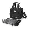 PICNIC TIME NHL Toronto Maple Leafs Tarana Lunch Bag Cooler with Utensils Made from Recycled Material, Lunch Box with Picnic Set, Upcycled Lunch Cooler Bag, (Carbon Black) view 1