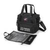 PICNIC TIME NHL Columbus Blue Jackets Tarana Lunch Bag Cooler with Utensils Made from Recycled Material, Lunch Box with Picnic Set, Upcycled Lunch Cooler Bag, (Carbon Black) view 1