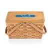 PICNIC TIME NFL Detroit Lions Poppy Personal Picnic Basket, Insulated Lunch Bag, Retro Lunch Box, (Beige) view 1