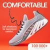 Miscly Round Shoelaces [1 Pair] 5/32 Thick - For Shoes, Sneakers & Boots (Neon Orange, 36" (91 cm)) view 3