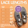 Miscly Round Shoelaces [1 Pair] 5/32 Thick - For Shoes, Sneakers & Boots (Neon Orange, 36" (91 cm)) view 4