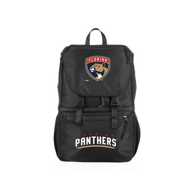 PICNIC TIME NHL Florida Panthers Tarana Backpack Cooler Made with Recycled Material, Soft Cooler Backpack, Upcycled Cooler Bag, (Carbon Black)