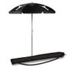 PICNIC TIME NCAA Texas Longhorns Outdoor Canopy Sunshade Beach Umbrella 5.5', Small Patio Umbrella, Beach Chair Umbrella, (Black) view 3