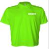 Security Polo in Safety Green with White/Reflective Design, Performance Polo w/Moisture Wicking Technology view 1