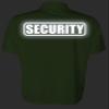 Security Polo in Safety Green with White/Reflective Design, Performance Polo w/Moisture Wicking Technology view 4