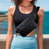 NGIL Crossbody Belt bag for Woman, Crossbody Pack, Small Belt Pack for Women, Workout, Traveling, Running Hip Bag, Hiking Waist Bag with Adjustable Strap (Onyx) view 2