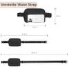NGIL Crossbody Belt bag for Woman, Crossbody Pack, Small Belt Pack for Women, Workout, Traveling, Running Hip Bag, Hiking Waist Bag with Adjustable Strap (Onyx) view 4