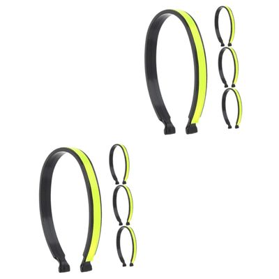 POPETPOP 8pcs Reflective Cycling Trouser Clips for Men Riding Accessory Thigh Straps Bike Trouser Reflective Bands