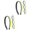 POPETPOP 8pcs Reflective Cycling Trouser Clips for Men Riding Accessory Thigh Straps Bike Trouser Reflective Bands view 1