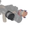 Hammy3DPrints Light/Lens Cover with Tip Grip for Weapon Mounted Flashlights Higher-Temp PETG-CF (Black, Army Tek Viking) view 1