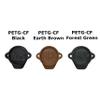 Hammy3DPrints Light/Lens Cover with Tip Grip for Weapon Mounted Flashlights Higher-Temp PETG-CF (Black, Army Tek Viking) view 2