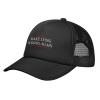 Make Lying Wrong Again Hat Trucker Hats Funny Mesh Baseball Cap Women Men Summer Hiking Travel Outdoor Black view 1