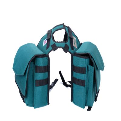 American Trail Horn/Pommel Bag for Western Horse Saddles - Premium - High-Capacity - American-Made Craftsmanship (Teal)