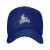 Astronaut Riding a Motorcycle Baseball Cap Women Men Hats Adjustable Trucker Sun Hat Dad Golf Caps Blue view 2