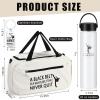 Layhit 3 Pcs Valentines Karate Gifts for Boys Taekwondo Karate Bag Martial Arts Duffel Bag 24 oz Stainless Steel Water Bottle Keychain for Kids Adults Taekwondo Lover Gifts(White) view 2