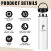 Layhit 3 Pcs Valentines Karate Gifts for Boys Taekwondo Karate Bag Martial Arts Duffel Bag 24 oz Stainless Steel Water Bottle Keychain for Kids Adults Taekwondo Lover Gifts(White) view 3