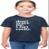 3T Navy Toddler Don't Scare Me I Fart Easily Funny Toddler T-Shirt view 2