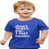 2T Royal Toddler Don't Scare Me I Fart Easily Funny Toddler T-Shirt view 1