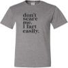 3T Oxford Toddler Don't Scare Me I Fart Easily Funny Toddler T-Shirt view 4