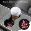 Cephalopod Squid Car Coasters for Cup Holders Cork Base Drink Coasters Auto Assecories 2PCS view 4