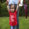 3T Red Toddler Don't Scare Me I Fart Easily Funny Toddler T-Shirt view 3