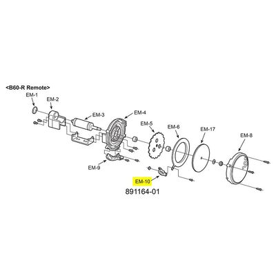 Minoura EM-10 Remote Cable Guide for Bicycle Trainers - Durable Steel & Pre