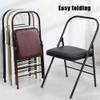 BERWDUXA Yoga Chair Foldable Flexibility Strength Yoga Chair, Yoga Auxiliary Chair for Balance Training, Portable Backless Yoga Chair, White/Black/Brown, No Noise(White) view 3