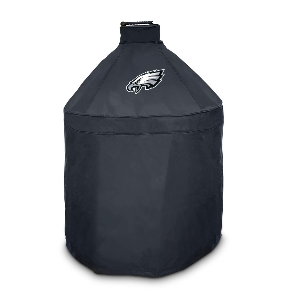 FANMATS 42770 NFL - Philadelphia Eagles - Black KAMADO Style Grill Cover with Primary Logo - 27" x 27" x 40"
