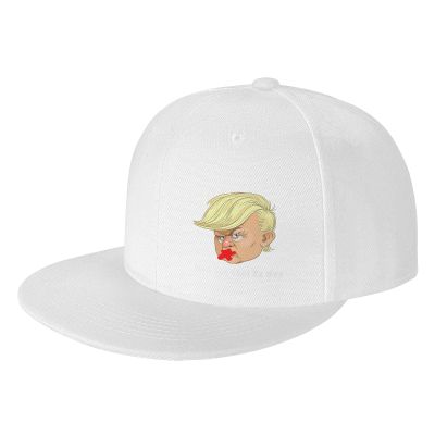 Will You Shut Up Man Hat Hip Hop Style Flat Bill Baseball Cap Adjustable Snapback Hats for Men Women White