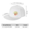 Will You Shut Up Man Hat Hip Hop Style Flat Bill Baseball Cap Adjustable Snapback Hats for Men Women White view 4