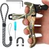 TAEYONK Camouflage Bow Release for Compound Bow,Aluminum 360Rotatable Camo 4 Finger Archery Thumb Release Trigger,Thumb Release for Compound Bow Release,Archery Release Aids for Youth or Adults view 1