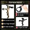 TAEYONK Camouflage Bow Release for Compound Bow,Aluminum 360Rotatable Camo 4 Finger Archery Thumb Release Trigger,Thumb Release for Compound Bow Release,Archery Release Aids for Youth or Adults view 3