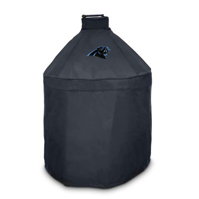 FANMATS 42786 NFL - Carolina Panthers - Black KAMADO Style Grill Cover with Primary Logo - 27" x 27" x 40"