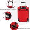 HEYUNDUO Emergency First Aid Bag, Portable First Aid Bag High Capacity Backpack, Waterproof Trolley Rolling Medical Bag(Orange) view 4