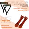 SENSILIN Rope Saw for Tree Limbs, 55 Inch Rope Chain Saw with 70 Sharp Teeth  46 Feet Ropes Kit, Rope Saw Tree Saw High Limb Rope Chainsaw, Pocket Chainsaw view 4