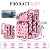 Lovelinks21 45L Tactical Assault Backpack 3 day assault pack with Molle Waterproof backpack Rucksack for Tactical Backpacks (Strawberry) view 2